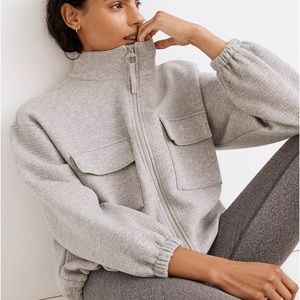 MWL Quilted Jacquard Zip Jacket